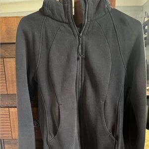 Lulu Lemon Black Scuba Full Zip Hoodie